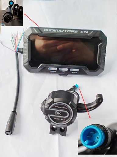 [DLT01631] DUALTRON X LTD | DISPLAY EY4 + CONECTOR RÁPIDO ACELERADOR