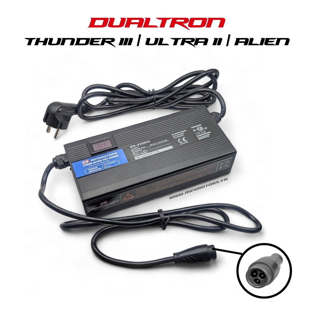 DUALTRON ALIEN, THUNDER 3, ULTRA 2, STORM | CHARGEUR RAPIDE 83V pour 72V