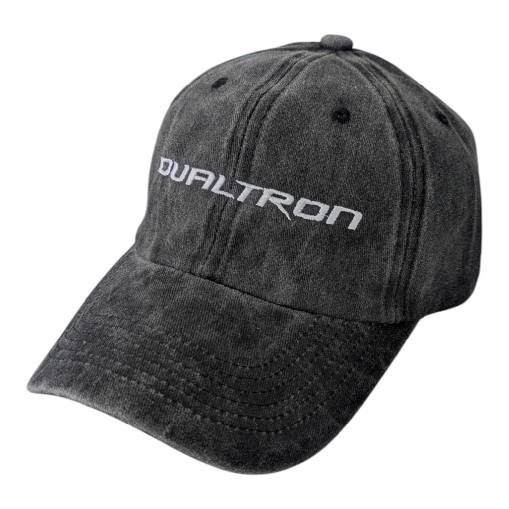 DUALTRON | CASQUETTE BRODÉE VINTAGE NOIR