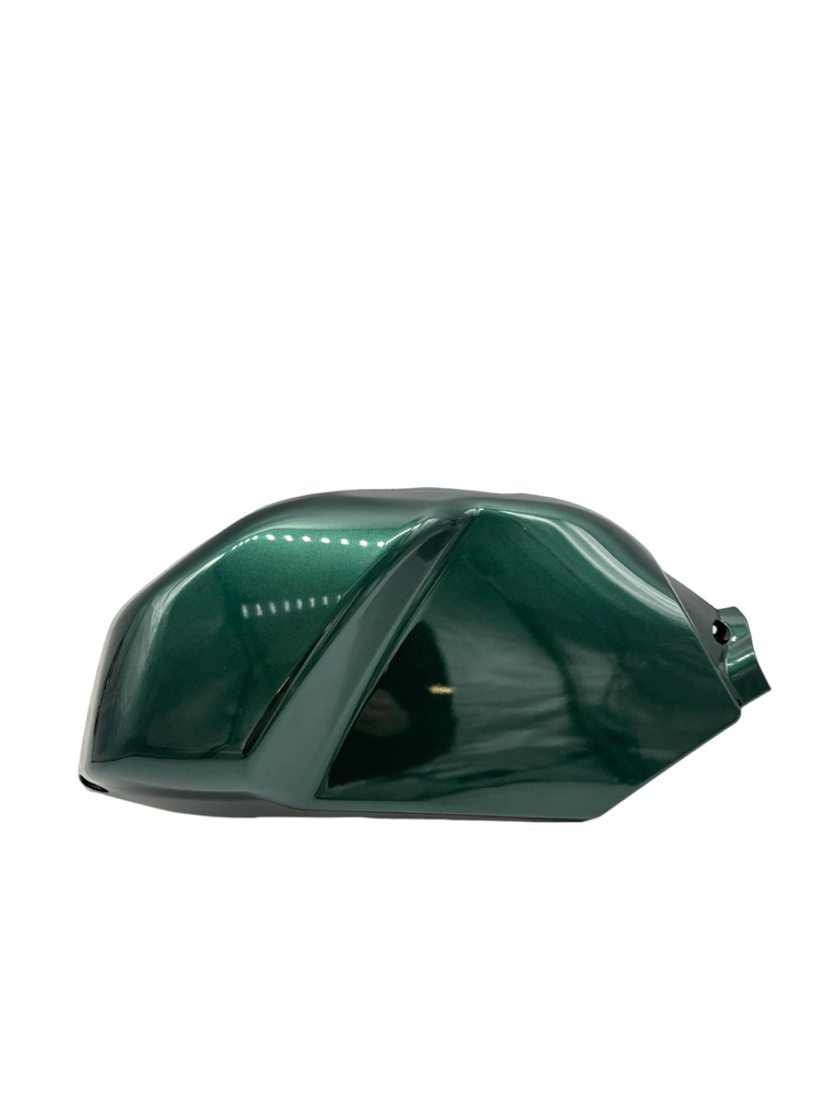 Moldura exterior de plástico CR6 para depósito izquierdo color verde