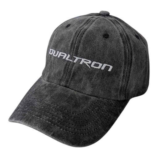 [DLT01864] DUALTRON | CASQUETTE BRODÉE VINTAGE NOIR