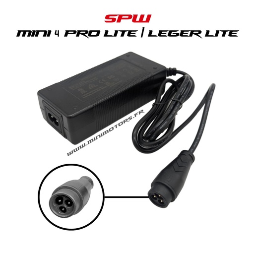 [SPW00279] SPW MINI 4 PRO | CARGADOR 42V2Ah (MODELO 36V) V2