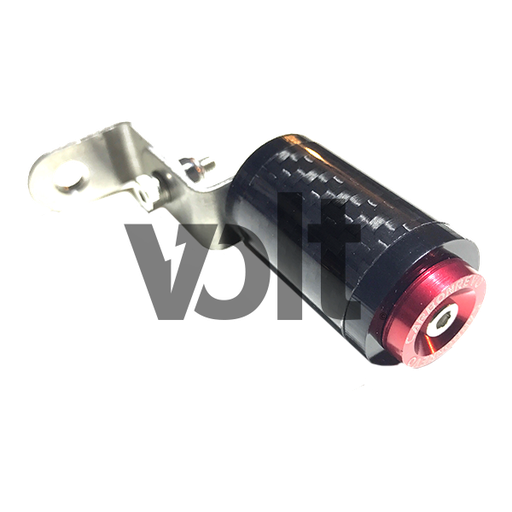 [CRV00126] SOPORTE DE LUZ TRASERA ROJA CARBON REVO - 1 PAR - UNIVERSAL