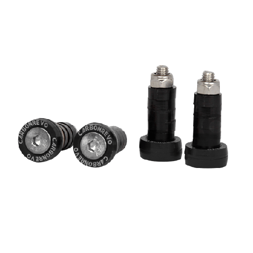[CRV00223] TAPA DE TORNILLO LATERAL CARBON REVO NEGRA - UNIVERSAL