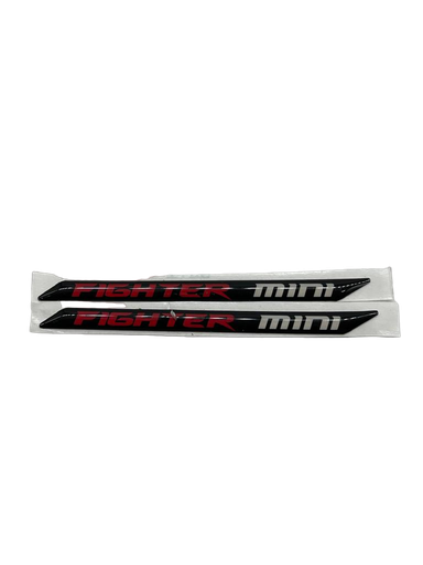 [TVR00204] TEVERUN FIGHTER MINI | PEGATINA PARA BRAZO DE HORQUILLA IZQUIERDA (DELANTERA Y TRASERA)